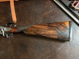 W.W. Greener - 12ga Hammer Gun - 3” 1 1/2 Proofed - 30” Sleeved - 1 1/2 X 2 1/2 X 15 1/4 - L: Full R: 3/4 - 7 lbs 8 ozs - ca. 1882 - #22950 - 1/4 cast - 3 of 25