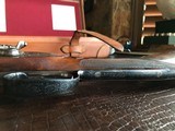W.W. Greener - 12ga Hammer Gun - 3” 1 1/2 Proofed - 30” Sleeved - 1 1/2 X 2 1/2 X 15 1/4 - L: Full R: 3/4 - 7 lbs 8 ozs - ca. 1882 - #22950 - 1/4 cast - 23 of 25
