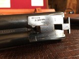 W.W. Greener - 12ga Hammer Gun - 3” 1 1/2 Proofed - 30” Sleeved - 1 1/2 X 2 1/2 X 15 1/4 - L: Full R: 3/4 - 7 lbs 8 ozs - ca. 1882 - #22950 - 1/4 cast - 20 of 25