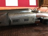 W.W. Greener - 12ga Hammer Gun - 3” 1 1/2 Proofed - 30” Sleeved - 1 1/2 X 2 1/2 X 15 1/4 - L: Full R: 3/4 - 7 lbs 8 ozs - ca. 1882 - #22950 - 1/4 cast - 21 of 25