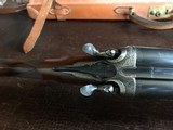W.W. Greener - 12ga Hammer Gun - 3” 1 1/2 Proofed - 30” Sleeved - 1 1/2 X 2 1/2 X 15 1/4 - L: Full R: 3/4 - 7 lbs 8 ozs - ca. 1882 - #22950 - 1/4 cast - 16 of 25