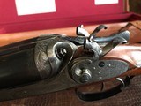 W.W. Greener - 12ga Hammer Gun - 3” 1 1/2 Proofed - 30” Sleeved - 1 1/2 X 2 1/2 X 15 1/4 - L: Full R: 3/4 - 7 lbs 8 ozs - ca. 1882 - #22950 - 1/4 cast - 11 of 25