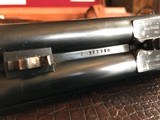 W.W. Greener - 12ga Hammer Gun - 3” 1 1/2 Proofed - 30” Sleeved - 1 1/2 X 2 1/2 X 15 1/4 - L: Full R: 3/4 - 7 lbs 8 ozs - ca. 1882 - #22950 - 1/4 cast - 12 of 25