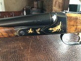 Winchester Model 21 Skeet Grade - 20ga - 28” - Engraved by G. Cargnell - Finest Feathercrotch - Gold Inlays - Beavertail - Pistol Grip - Superb Gun! - 5 of 22