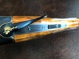 Winchester Model 21 Skeet Grade - 20ga - 28” - Engraved by G. Cargnell - Finest Feathercrotch - Gold Inlays - Beavertail - Pistol Grip - Superb Gun! - 16 of 22