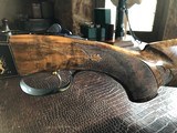 Winchester Model 21 Skeet Grade - 20ga - 28” - Engraved by G. Cargnell - Finest Feathercrotch - Gold Inlays - Beavertail - Pistol Grip - Superb Gun! - 9 of 22