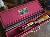Winchester Model 21 Skeet Grade - 20ga - 28” - Engraved by G. Cargnell - Finest Feathercrotch - Gold Inlays - Beavertail - Pistol Grip - Superb Gun! - 8 of 22