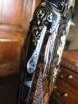 Browning Superposed Superlight Sideplate 28/410 - Engraved and Signed by R. Capece & Diet (Belgian Engravers) - 28” Barrels - 3 Piece Forends - 21 of 23