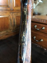 Browning Superposed Superlight Sideplate 28/410 - Engraved and Signed by R. Capece & Diet (Belgian Engravers) - 28” Barrels - 3 Piece Forends - 13 of 23