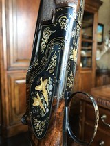 Browning Superposed Superlight Sideplate 28/410 - Engraved and Signed by R. Capece & Diet (Belgian Engravers) - 28” Barrels - 3 Piece Forends - 16 of 23