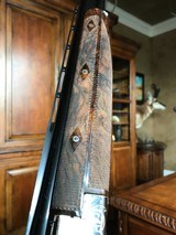 Browning Superposed Superlight Sideplate 28/410 - Engraved and Signed by R. Capece & Diet (Belgian Engravers) - 28” Barrels - 3 Piece Forends - 12 of 23