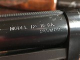 Winchester Model 12 - 16ga - Solid Rib - 2 Barrel - 28”-26” - M & F - 14 1/4 x 1 1/2 x 2 1/2 - 7 lbs 4 ozs - SN: 625183 - 21 of 25