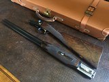 Winchester Model 21 - 20ga - Custom Grade made for Ernie Simmons in 1969 - 28” barrels - 14 1/4 x 1 1/2 x 1 3/4 - Gold Factory Inlays - Gun Letters! - 25 of 25