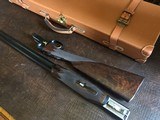 Winchester Model 21 - 20ga - Custom Grade made for Ernie Simmons in 1969 - 28” barrels - 14 1/4 x 1 1/2 x 1 3/4 - Gold Factory Inlays - Gun Letters! - 23 of 25
