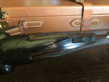 Winchester Model 21 - 20ga - Custom Grade made for Ernie Simmons in 1969 - 28” barrels - 14 1/4 x 1 1/2 x 1 3/4 - Gold Factory Inlays - Gun Letters! - 21 of 25