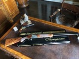 Browning Superposed Diana - 12ga - 28” - M/F - RKLT - Made in 1961 - Unfired - NIB as new - 14 1/4” x 1 1/2” x 2 3/8” - 7 lbs 6 ozs - RARE RARE RARE!! - 8 of 25