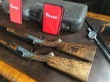 Perazzi SCO “C” - 20ga - (“Xtras” Special Order Guns) - Numbered #1 and #2 - 32” Barrels - 15” x 1 1/2” x 2” - M. Gridini Engraver - .038/.027 - 18 of 25