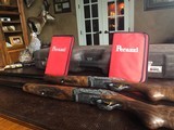 Perazzi SCO “C” - 20ga - (“Xtras” Special Order Guns) - Numbered #1 and #2 - 32” Barrels - 15” x 1 1/2” x 2” - M. Gridini Engraver - .038/.027 - 9 of 25