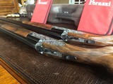 Perazzi SCO “C” - 20ga - (“Xtras” Special Order Guns) - Numbered #1 and #2 - 32” Barrels - 15” x 1 1/2” x 2” - M. Gridini Engraver - .038/.027 - 6 of 25