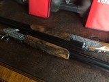 Perazzi SCO “C” - 20ga - (“Xtras” Special Order Guns) - Numbered #1 and #2 - 32” Barrels - 15” x 1 1/2” x 2” - M. Gridini Engraver - .038/.027 - 7 of 25