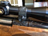 Remington Custom Shop “700-D” - .280 REM - Custom Shop Factory Engraved 4X Bill Weaver Fixed Scope - overall length 42 1/4” - SPECTACULAR and RARE!! - 20 of 22
