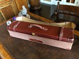 Auguste Francotte Best PAIR - 12ga - Hand Detachable Sidelock - 27” - Chokes IC/IM - LNIC - Leather Maker’s Case & Cover - MAGNIFICENTLY Engraved!! - 19 of 25