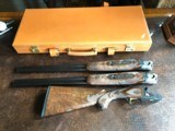Winchester Custom 23 (XXIII) Hunting Set - 28ga/20ga - 25.5” Barrels - LNIC - All Accessories - Maker’s Leather Case - Fine Checkering - IC/M - 19 of 24