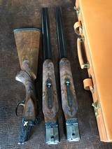 Winchester Custom 23 (XXIII) Hunting Set - 28ga/20ga - 25.5” Barrels - LNIC - All Accessories - Maker’s Leather Case - Fine Checkering - IC/M - 21 of 24