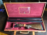 Winchester Custom 23 (XXIII) Hunting Set - 28ga/20ga - 25.5” Barrels - LNIC - All Accessories - Maker’s Leather Case - Fine Checkering - IC/M - 1 of 24