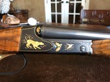 Winchester Model 21 Skeet Grade - 20ga - 28” - Engraved by G. Cargnell - Finest Feathercrotch - Gold Inlays - Beavertail - Pistol Grip - Superb Gun! - 10 of 25