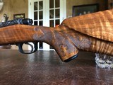Winchester Model 70 - Pre 1964 - .270 Win. - Stunningly Engraved by A. Griebel - Gorgeous Wood with Ebony Tip - Open Sights - Magnificent Rifle - 8 of 24