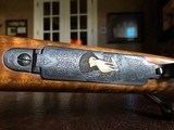 Winchester Model 70 - Pre 1964 - .270 Win. - Stunningly Engraved by A. Griebel - Gorgeous Wood with Ebony Tip - Open Sights - Magnificent Rifle - 5 of 24