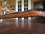 Winchester Model 70 - Pre 1964 - .270 Win. - Stunningly Engraved by A. Griebel - Gorgeous Wood with Ebony Tip - Open Sights - Magnificent Rifle - 18 of 24