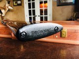 Browning Superlight “P1-B” Presentation Grade - 20ga - 26.5” - IC/M - 14” x 1 3/8” x 2 1/8” - Maker’s Case - 5 lbs 13 ozs - Engraved By J.M. Debrus - 22 of 25