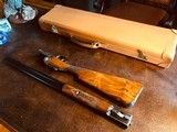 Parker Repro DHE - 20ga - 26” - IC/M - DT - Straight Grip - Skeleton Buttplate - High Grade Wood - Leather Maker’s Case - 16 of 25