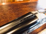 Merkel 280SL - 28ga - 28” - M/F - Custom Leather Pad - Finest Engraver and Engraving of Setters and Bobwhite Quail - Beautlful! - 17 of 25