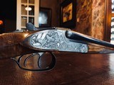Merkel 280SL - 28ga - 28” - M/F - Custom Leather Pad - Finest Engraver and Engraving of Setters and Bobwhite Quail - Beautlful! - 5 of 25