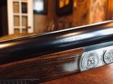 Merkel 280SL - 28ga - 28” - M/F - Custom Leather Pad - Finest Engraver and Engraving of Setters and Bobwhite Quail - Beautlful! - 24 of 25