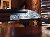 Merkel 280SL - 28ga - 28” - M/F - Custom Leather Pad - Finest Engraver and Engraving of Setters and Bobwhite Quail - Beautlful! - 6 of 25
