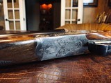 Merkel 280SL - 28ga - 28” - M/F - Custom Leather Pad - Finest Engraver and Engraving of Setters and Bobwhite Quail - Beautlful! - 16 of 25