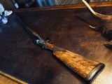 Merkel 280SL - 28ga - 28” - M/F - Custom Leather Pad - Finest Engraver and Engraving of Setters and Bobwhite Quail - Beautlful! - 8 of 25