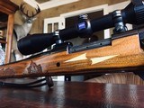 Weatherby Mark V German Custom - .270 Weatherby Magnum - LEFT HANDED - Custom Stock with Maple Leaf Engraving - Gun has Traveled To Africa on Safari - 7 of 21