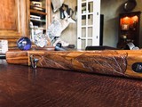 Weatherby Mark V German Custom - .270 Weatherby Magnum - LEFT HANDED - Custom Stock with Maple Leaf Engraving - Gun has Traveled To Africa on Safari - 9 of 21