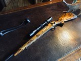 Weatherby Mark V German Custom - .270 Weatherby Magnum - LEFT HANDED - Custom Stock with Maple Leaf Engraving - Gun has Traveled To Africa on Safari - 12 of 21