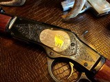 Winchester Model 1873 - .44-40 cal. - Angelo Bee Engraved - New/Unfired - Purchased in the White and sent off to Angelo for this Beautiful Artistry!! - 9 of 25