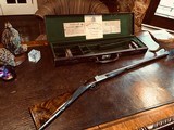 Westley Richards BLE - 28ga - 27 7/8” Barrels - Hammerless Ejector - Maker’s Case and Accessories - Magnificent - ca. 1896 - 3 of 25