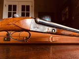 Parker by Winchester Reproduction DHE - 20ga - 26” - IC/M - Leather Maker’s Case - Beautiful Wood - Fine Shotgun for the Field - 7 of 24