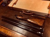 CSMC RBL - 28ga - 28” and 26” two barrel - IC/M and SK/IC - Like New and Flawless - Maker’s Case and Accessories - #4 Wood Upgrade - Self Opener - 1 of 23