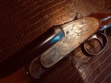 Charles Boswell Sidelock Ejector - 20ga - 27.5” - IC/M - Checkered Butt - Beavertail - Single Trigger - Leather Case - Gold Inlays - Case Color - 5 of 24