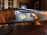Browning Superposed Superlight 410ga - P1B - Blue with Gold Birds - 3” - 26.5” - Outstanding English Walnut - 99% - 12 of 25